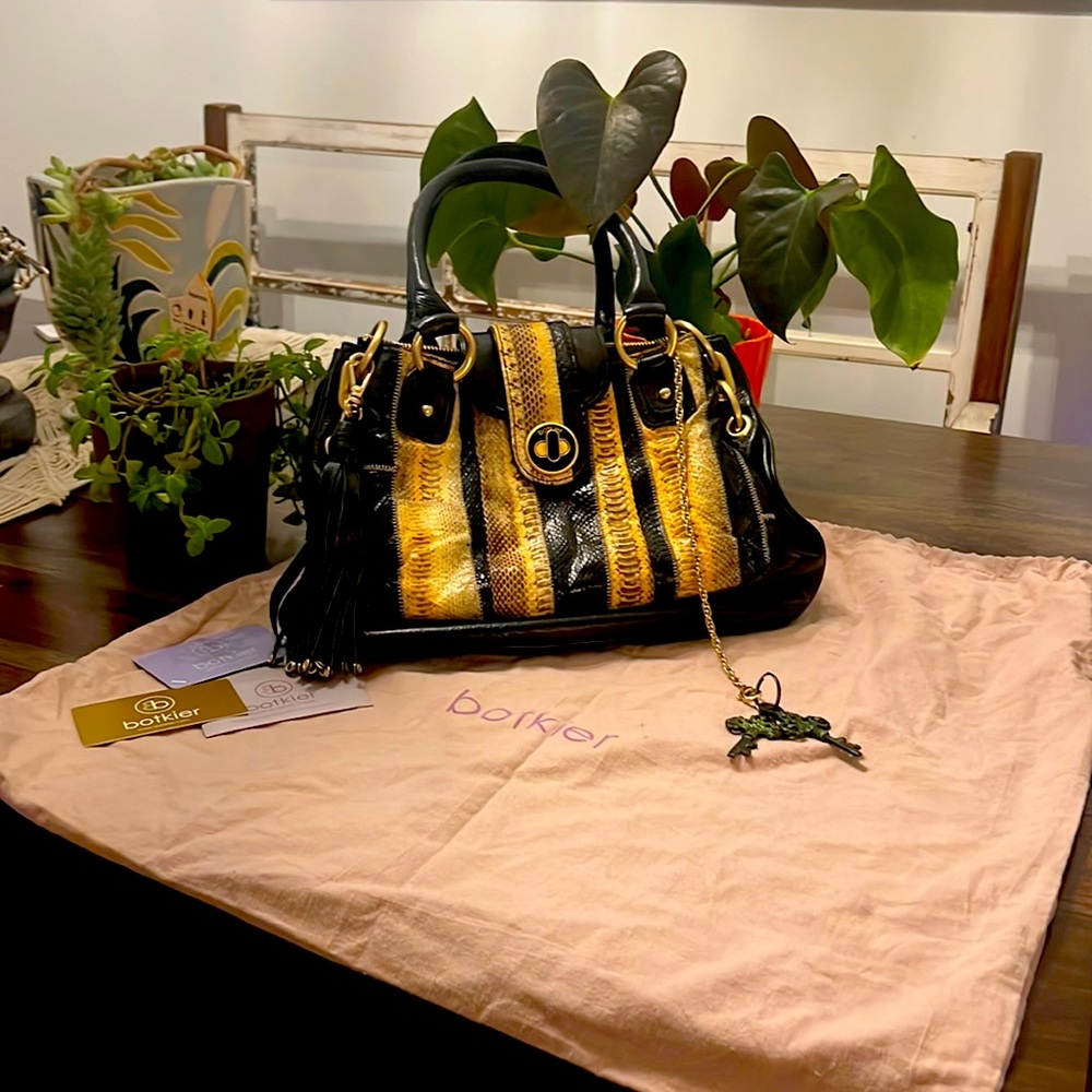 Botkier fresh Italian leather and custom hardware. Pocketbook.